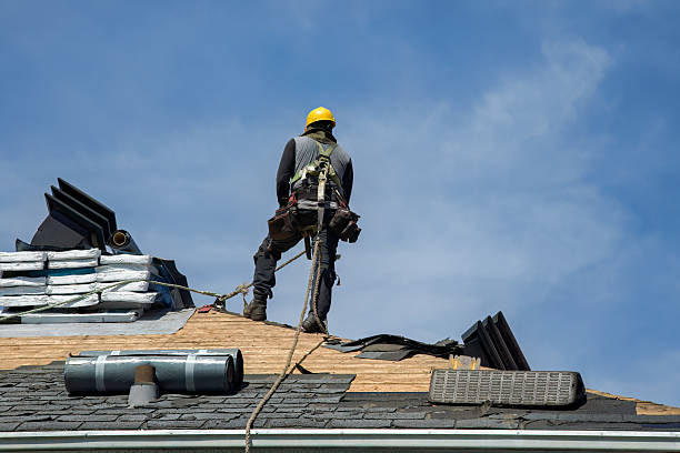 Professional Roofing technician working in Cordova, NC